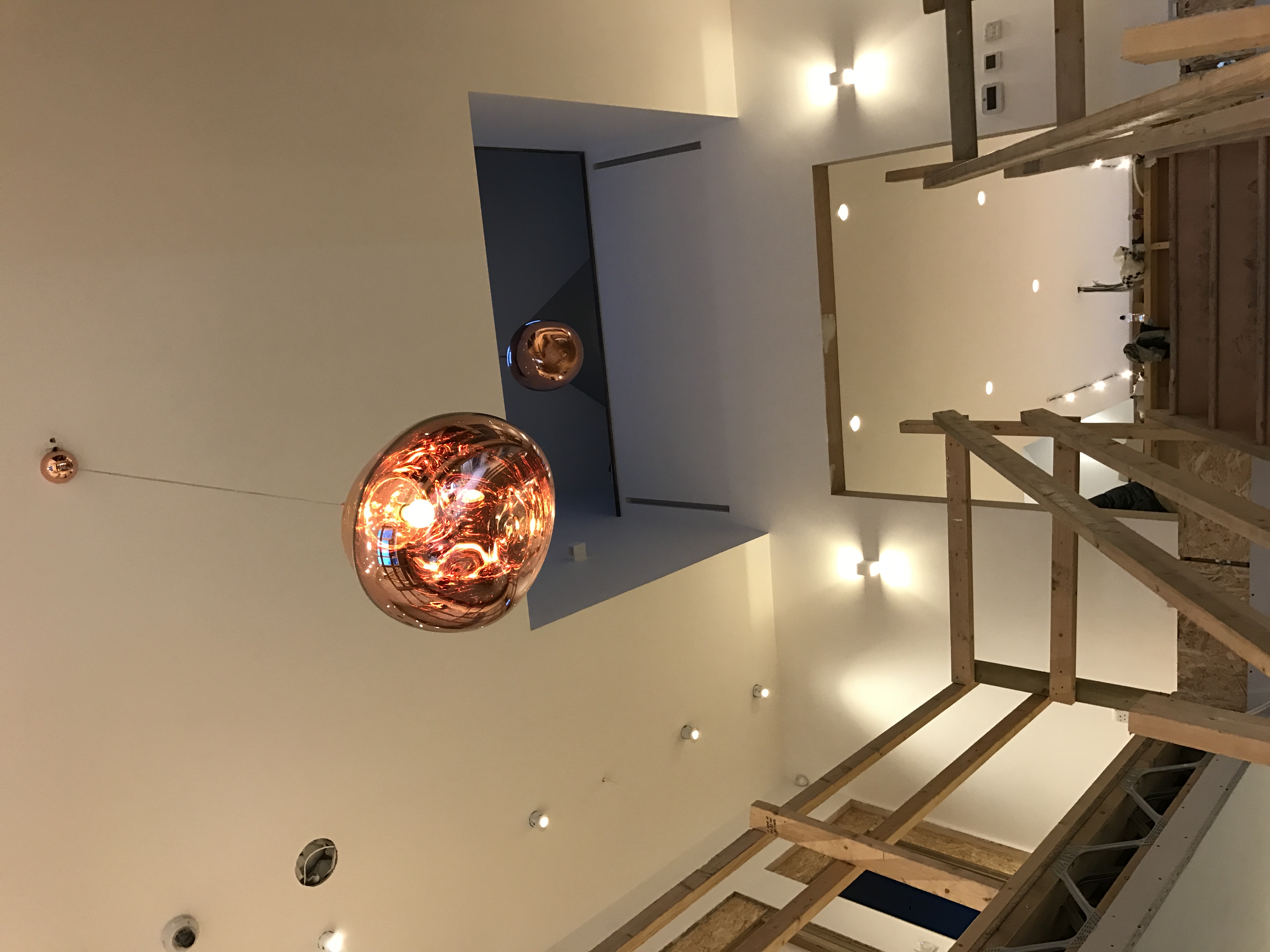Funky lighting – Wood End Manor